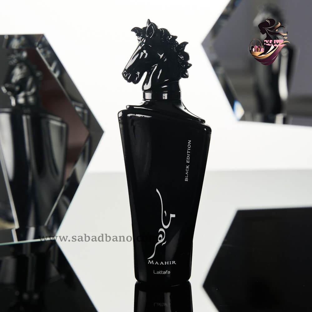 عطر ادکلن ماهر مردانه عربی | Lattafa Maahir Black For Men